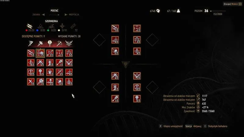 Wiedźmin 3: w jakie umiejętności inwestować, by stworzyć najlepszy build