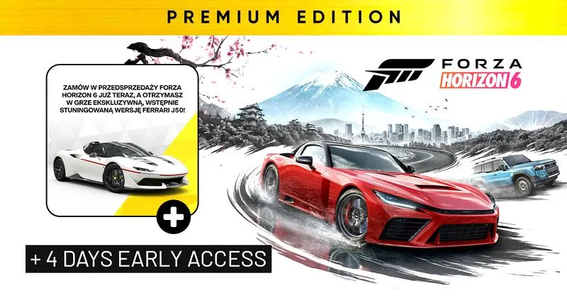 Forza Horizon odkrywanie wozów